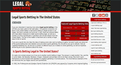 Desktop Screenshot of legalsportsbetting.org