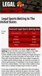 Mobile Screenshot of legalsportsbetting.org